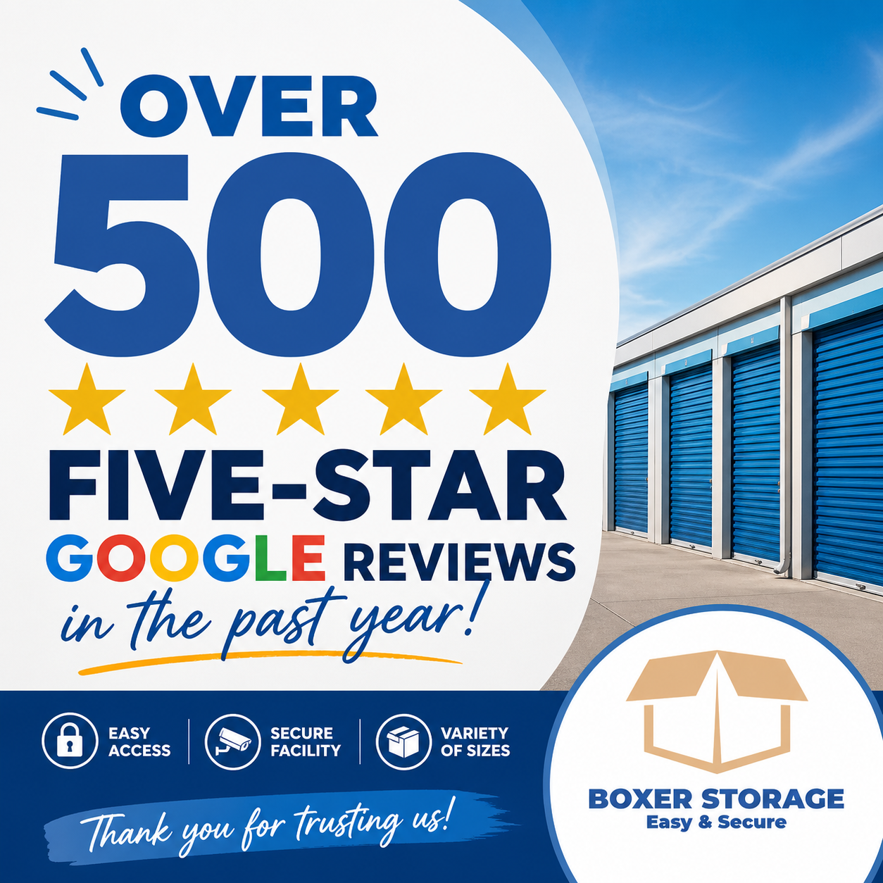 Over 500 5-Star Reviews